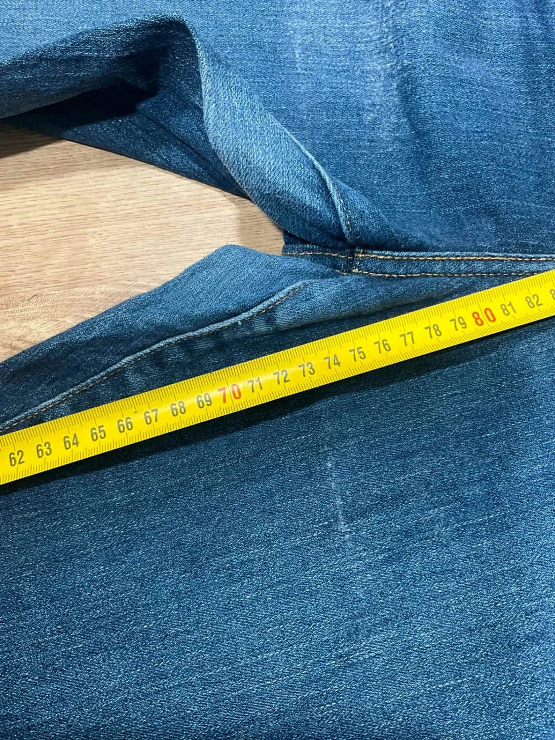 Jean Levi's Mid-Rise Straight Taille W33 L32 Prepy Bleu Foncé Lvf 006 – photo 16